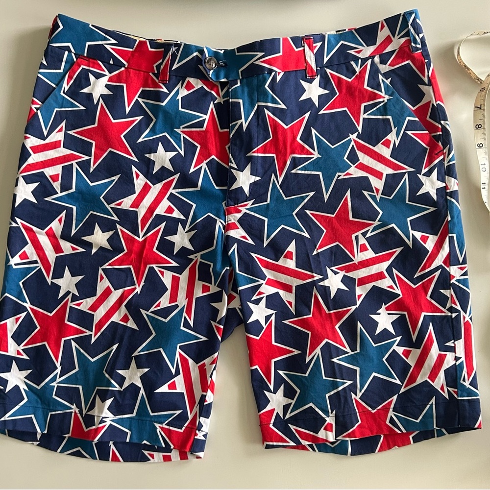 Loudmouth Men's Star-Spangled Golf Shorts size 40